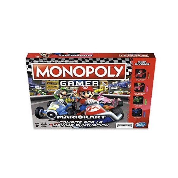 Monopoly - gamer Mario Kart, multicolore - Hasbro e1870105 - Version Espagnole