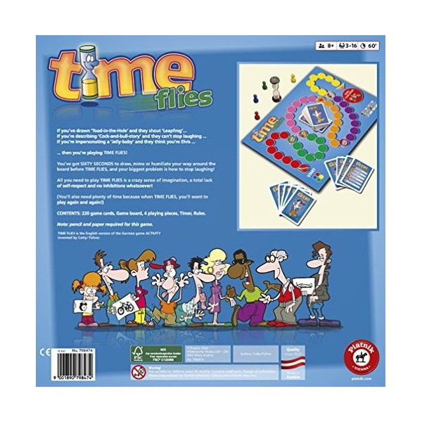 Piatnik 7984 – Time Flies Activity Anglais