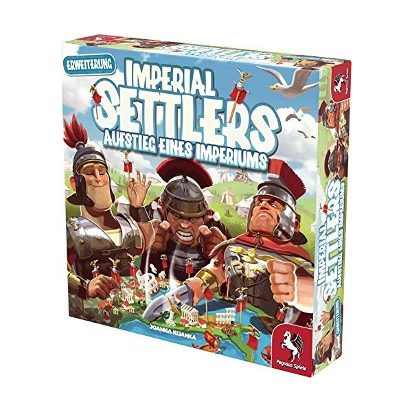 Pegasus Spiele- Imperial Settlers Jeux de société, 51979G, Multicolore