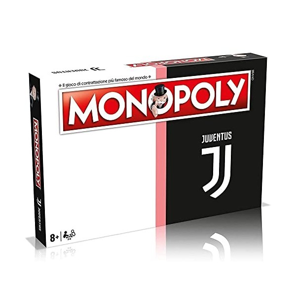 Winning Moves - National Soccer Club Monopoly Juventus Refresh 2020, Multicolore, 38003