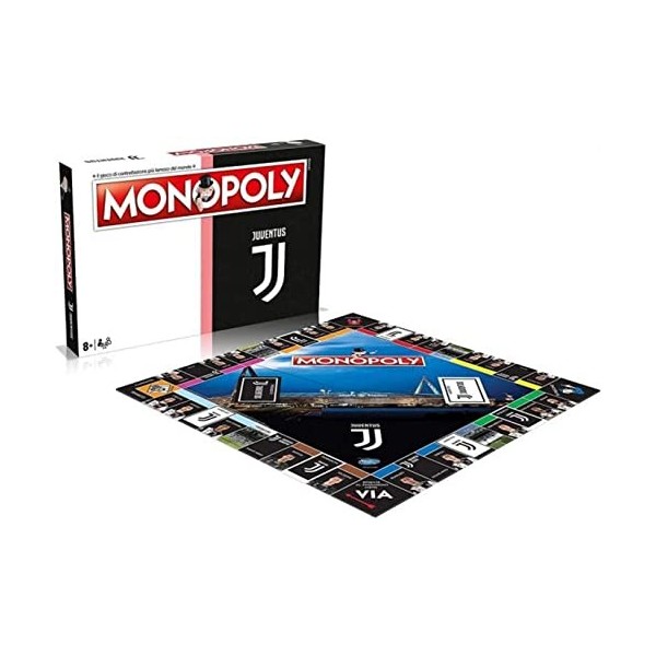 Winning Moves - National Soccer Club Monopoly Juventus Refresh 2020, Multicolore, 38003