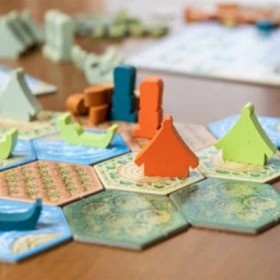 Kosmos Thames BGKARE Tamise et Cosmos, Devir : KareKare, Jeu de Carreaux, 2 à 4 Joueurs à partir de 10 Ans