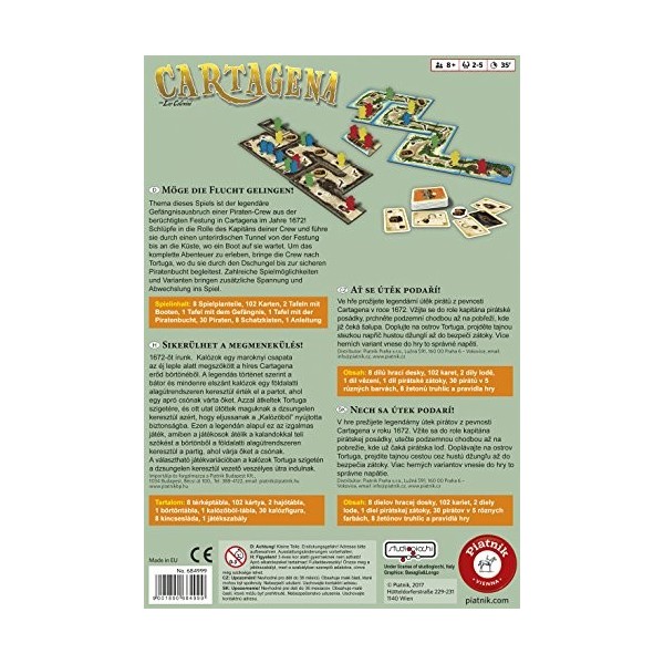 Piatnik - 6849 - Jeu de Plateau - Cartagena