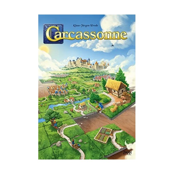 Carcassonne - Unbox Now - Jeu de Société Moderne pour Enfants dès 7 Ans - 2 à 5 Joueurs - A Jouer en Famille - 35 Minutes - N