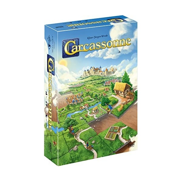 Carcassonne - Unbox Now - Jeu de Société Moderne pour Enfants dès 7 Ans - 2 à 5 Joueurs - A Jouer en Famille - 35 Minutes - N