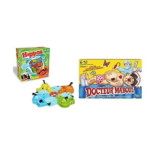 Hasbro Gaming Hippos Gloutons - Jeu de société pour Enfants - Versi