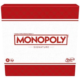 Monopoly Signature, Jeu de Plateau pour la Famille, pour 2 à 6&nbsp;Joueurs, Emballage et éléments de Jeu Premium, Rangement intég