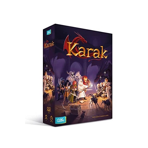 KARAK - Jeu de société Familial - Jeu de rôle & de stratégie - Exploration & Aventure - A partir de 7 Ans