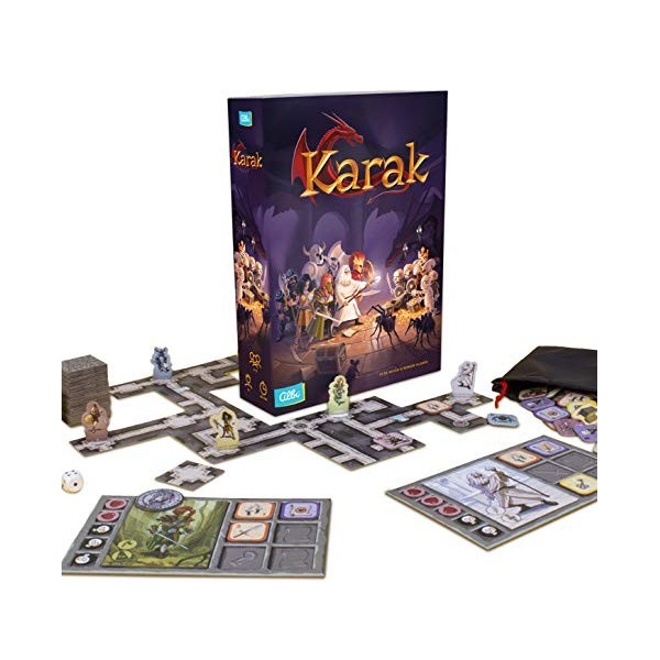 KARAK - Jeu de société Familial - Jeu de rôle & de stratégie - Exploration & Aventure - A partir de 7 Ans