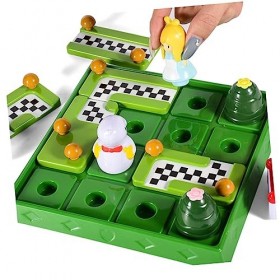 TOYANDONA 1 Ensemble De Jouets De Jeu De Société Jouets Éducatifs pour Enfants Jouets en Bois pour Enfants Jouet De Lapin en 