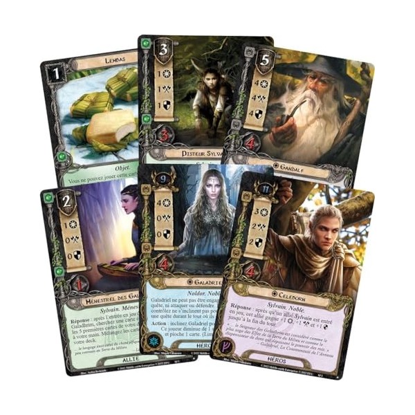 Fantasy Flight Games - Le Seigneur des Anneaux JCE - 104 - Les Elfes de la Lórien Deck de Démarrage 