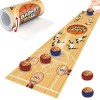 JSNKJLMN Jeu de curling de table, jeu de curling compact pour enfants et adultes, jeu familial pliable pour la maison et les 