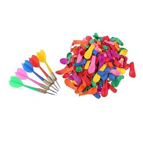 ibasenice 1030 Pcs Jeu De Ballon De Carnaval Fléchettes Et Ballons Lancer des Fléchettes pour Le Carnaval Lancer Jeu De Fléch