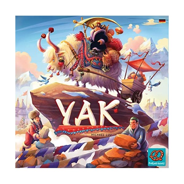 Pretzel Games Asmodee Yak | Jeu de Famille | Jeu de société | 2 à 4 Joueurs | À partir de 8 Ans | 45 Minutes | Allemand