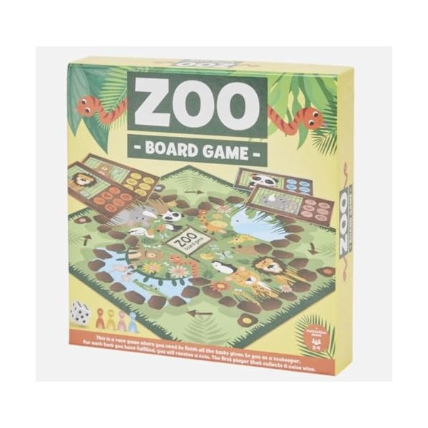 Plongez dans LAventure avec Notre Jeu de Société Zoo Board Game !