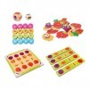 Totority Jouets De Sport pour Enfants Ludo Jouets Classiques Jouets De Bureau 1 Set Formateur De Motricité Accessoire De Jeu 