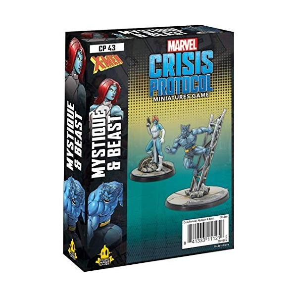 Atomic Mass Games - Marvel Crisis Protocol: Character Pack: Mystique and Beast - Miniature Game