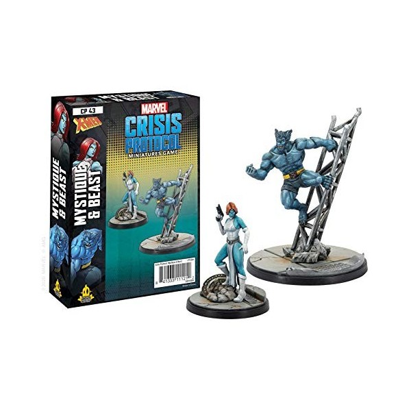 Atomic Mass Games - Marvel Crisis Protocol: Character Pack: Mystique and Beast - Miniature Game