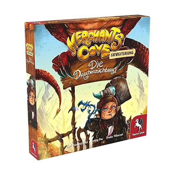 Pegasus Spiele- Merchants Cove : la Culture du Dragon [Extension], 56324G, Multicolore