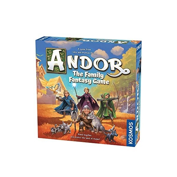 Thames & Kosmos, 691747, Legends of Andor: The Family Fantasy Game, Andor, 2-4 Players, Ages 7+