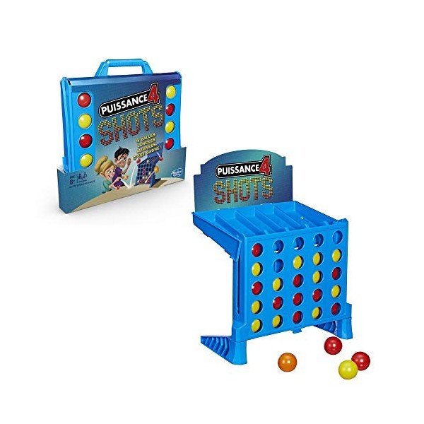 Jeux Enfants Hasbro Gaming - Puissance 4 Shots - Jeu DE Societe E3578101 Multicolore