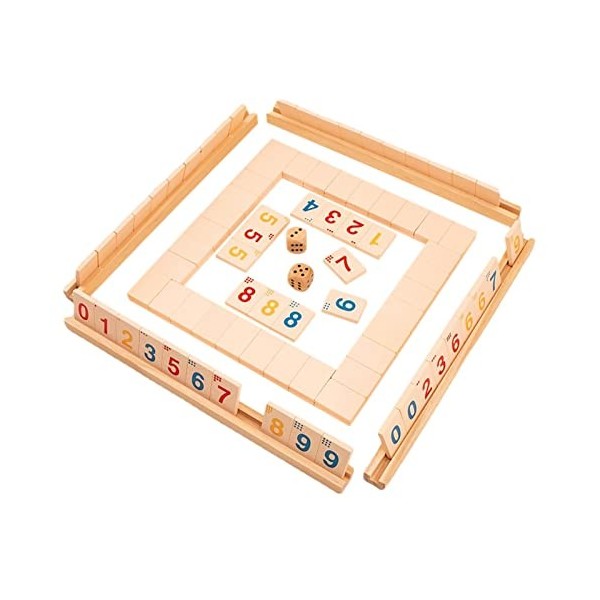 A/R 2 Pcs Jeu de société Royal - Jeu de société de Voyage Robuste Rummy Cube,Cadeaux de Jeux de société pour garçons et Fille