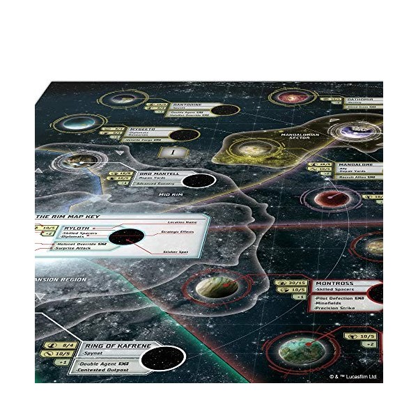 Fantasy Flight Games - Star Wars Armada: Expansion: Rebellion in The Rim Campaign - Miniature Game