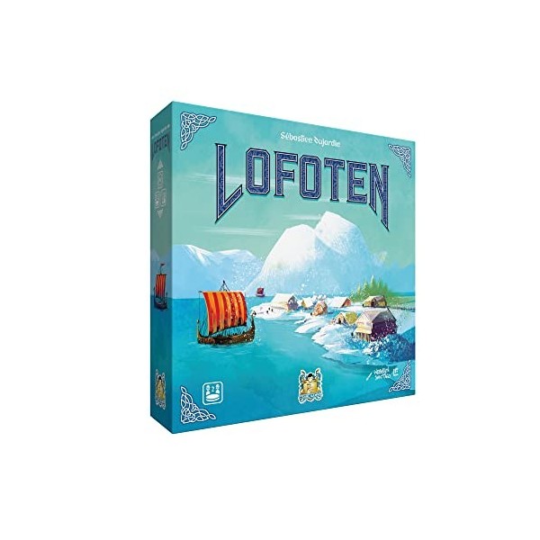 Lofoten Jeu de société - Jeu de stratégie sur le thème Viking - Jeu de gestion des mains - Jeu à deux joueurs compétitif pour