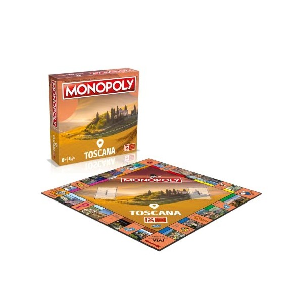 Winning Moves - Monopoly, Les Bords Plus Belli dItalie, Ed. Tosana