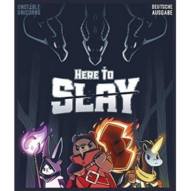 Unstable Games | Here to Slay | Jeu de Base | Jeu de Famille | Jeu de Cartes | 2 à 6 Joueurs | À partir de 10 Ans | 30 à 60 M