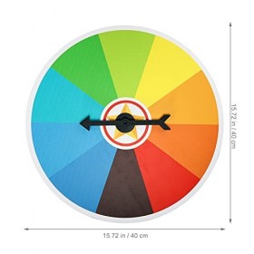 Abaodam 2 Pièces Plateau Tournant De Loterie Étiquettes Rondes Jouets pour Enfants Jouet pour Enfants Accessoires De Table De