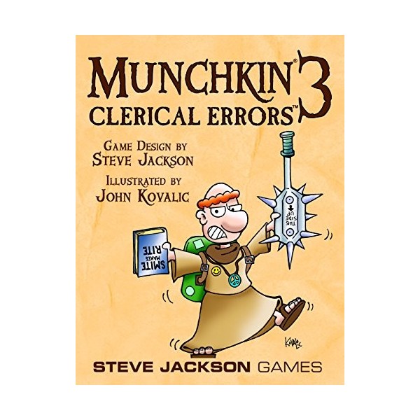 Edge - Munchkin 3 - Clerc Et Pas Net - Jeu en Anglais