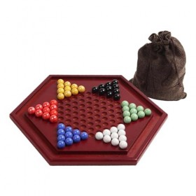 rockible Dames chinoises avec 60 billes 13,78" faites à la main pour les fêtes de 6 ans et plus, jeux de société, jeu de stra