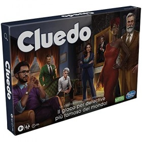 Hasbro Gaming Cluedo Classico Refresh, Jeu en boîte, Jeux de mystère, Jeux denquête, Jeux pour la Famille pour Enfants et Ad