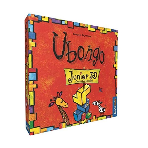 Giochi Uniti - Jeux États - Unis  -  Ubongo - 3d Junior un grade classique du jeu German, multicolore, 1  - version italienn