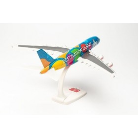 Herpa Maquette Avion Emirates Airbus A380 “Destination Dubai” – A6-EOT, echelle 1/200, Snap-fit Model, pièce de Collection, d