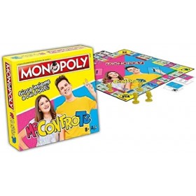 Monopoly compatible avec Juventus – Jeu de table édition italienne de 8 ans et plus + porte-clés de football