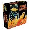 Fire Tower - Jeu de Société Familial avec Plateau - Jeu de Rapidité - Jeu de Stratégie - 2 à 4 Joueurs - Pour Enfants à Parti