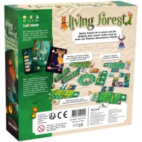 Ludonaute - Living Forest - Jeu de société - Stop ou Encore - Deck & Building