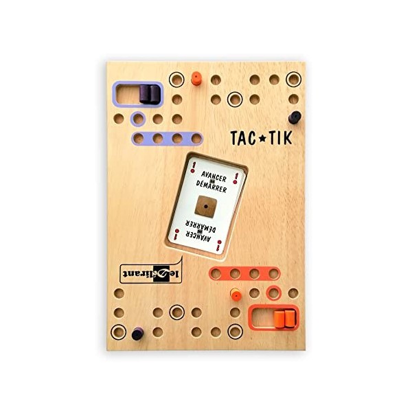 TAC-TIK Extension 8 Joueurs. Fabrication artisanale, bois dHévéa massif, plateau magnétique, écoresponsable, normes CE, jeu 