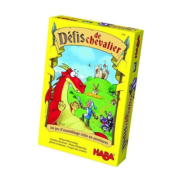 HABA - Jeux de société - Défis de chevalier - Jeu dassemblage et daventure - 5 ans et plus - 7296