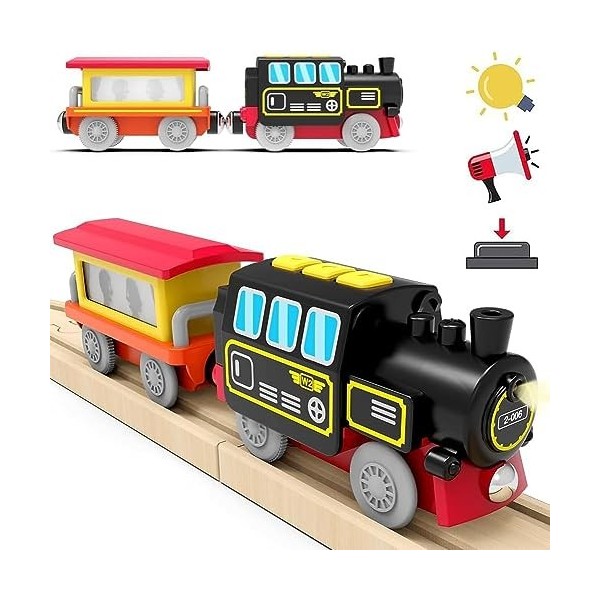 Locomotive à piles à vapeur, Trains, wagons et véhicules