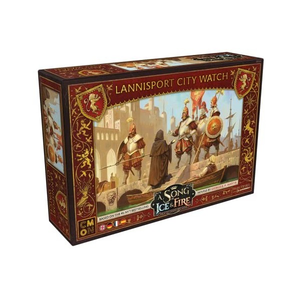 CMON Asmodee A Song of Ice & Fire – Garde de la Ville Lennishort Extension Tabletop 2 Joueurs À partir 14 Ans 45-60 Minutes A