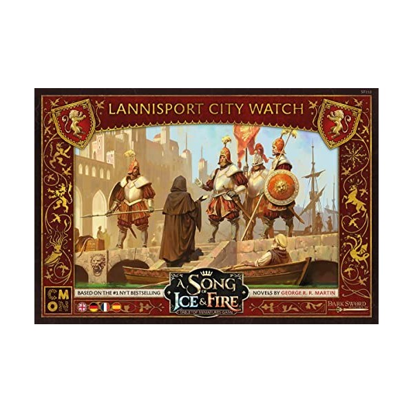 CMON Asmodee A Song of Ice & Fire – Garde de la Ville Lennishort Extension Tabletop 2 Joueurs À partir 14 Ans 45-60 Minutes A