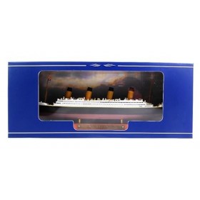 OPO 10 - Réplique Miniature de Collection du célèbre Paquebot Transatlantique RMS Titanic - échelle 1/1250 Soit 21,5 cms