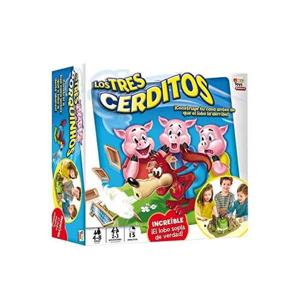 IMC Toys 43-7673 Jeu des trois petits cochons en espagnol