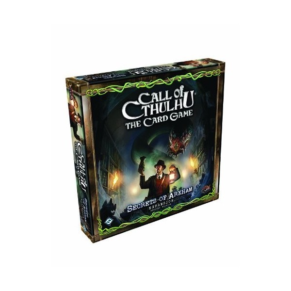 Fantasy Flight Games Call of Cthulhu: Lextension du Jeu de Cartes : Secrets of Arkham révisé 