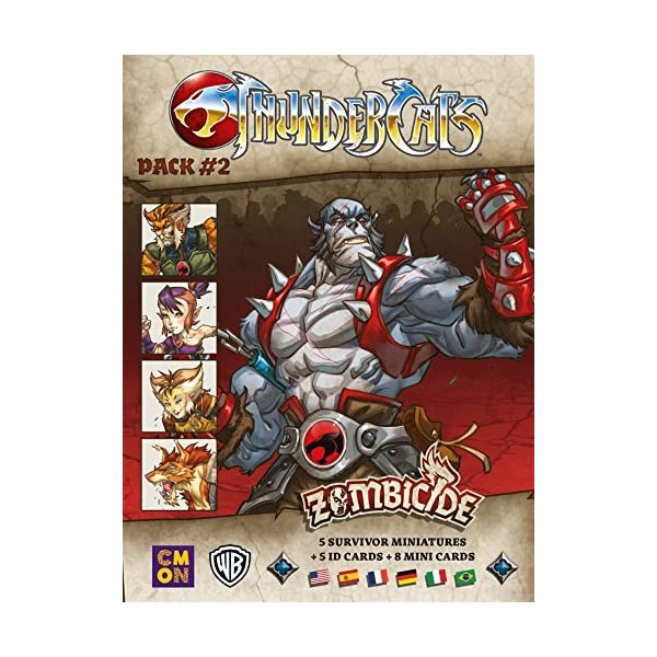 Asmodee Zombicide Black Plague - Thundercats Pack 2 - De 1 à 6 Joueurs - 14 Ans et Plus