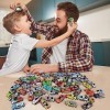 60 Pièces Voitures à Tirer pour Enfants, Jouet Voiture de Course à Friction Voiture Jouet Enfant Filles e Garçons Enfants Jeu