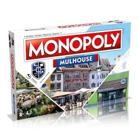 Winning Moves - Monopoly MULHOUSE - Jeu de société - Jeu de Plateau - Version française